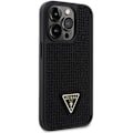 Miniatyrbild 4 av 8: Guess iPhone 14 Pro Max Mobilskal Rhinestone Triangle - Svart Svart