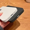 Miniatyrbild 7 av 8: iPhone 14 Mobilskal Aurora Stripes - Grön