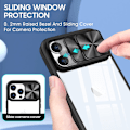 Miniatyrbild 4 av 6: iPhone 7/8 Plus Mobilskal 360 Kamera Slider - Svart Svart