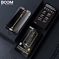 Miniatyrbild 7 av 8: LIVSTIDSGARANTI - BOOM iPhone XR Privacy Härdat Glas Skärmskydd - 2 Pack Svart
