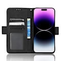 Miniatyrbild 4 av 8: iPhone 14 Pro Max Plånboksfodral PU-Läder - Svart Svart