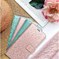 Miniatyrbild 6 av 7: Forcell MEZZO Plånboksfodral till Samsung Galaxy S22 Roséguld