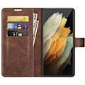 Miniatyrbild 4 av 8: Flip Folio Fodral Galaxy S22 Plus - Coffee