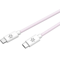 Miniatyrbild 1 av 3: CELLY USB-C till USB-C kabel 60W 1.5m - Rosa