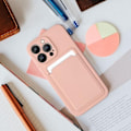 Miniatyrbild 4 av 10: Forcell iPhone 13 Pro Max Skal Korthållare - Rosa