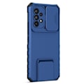 Miniatyrbild 2 av 8: Galaxy A12 4G Skal Kickstand Kameraskydd Slide - Blå