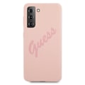 Miniatyrbild 3 av 8: Guess Skal Galaxy S21 Plus Script Vintage - Rosa Rosa