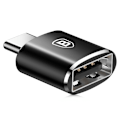 Miniatyrbild 2 av 8: Baseus USB to USB Type-C Adapter - Svart Svart