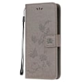 Pikkukuva 1 / 5: Butterfly-lompakkokotelo Xiaomi Mi 11i -puhelimelle - harmaa Grey