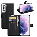 Miniatyrbild 6 av 6: Litchi Magnetic Fodral Galaxy S22 Plus 5G - Svart Svart