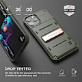 Pikkukuva 7 / 10: VRS DESIGN Damda QuickStand Skal iPhone 12 & 12 Pro - Green Bronze