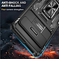 Miniatyrbild 2 av 7: Google Pixel 7a Mobilskal Shockproof Armor Kickstand - Svart Svart