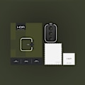 Miniatyrbild 2 av 2: Hofi Galaxy A15 4G/5G Linsskydd i Härdat Glas Pro Plus Svart