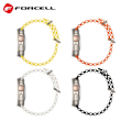 Miniatyrbild 2 av 4: Forcell Apple Watch (38/40/41mm) Armband F-Design - Svart Svart