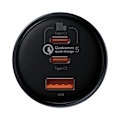 Miniatyrbild 3 av 6: Baseus PD Billaddare 160W USB Till 2x Tpy-C - Grå