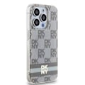 Miniatyrbild 4 av 7: DKNY iPhone 14 Pro Mobilskal Magsafe IML Checkered Mono Beige