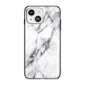Miniatyrbild 1 av 8: Anti-Scratch Härdat Glas Skärmskydd skal iPhone 13 mini - Vit Marble