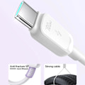 Miniatyrbild 2 av 5: SiGN USB-C till USB-C Kabel 2m 100W - Vit
