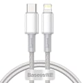 Miniatyrbild 1 av 5: Baseus Power USB-C till Lightning kabel 20 W 1m - Vit