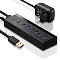 Miniatyrbild 2 av 5: Ugreen 7in1 USB-A Mutifunctional Hub - Svart