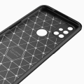 Miniatyrbild 3 av 6: Carbon Fiber Mobilskal till Oneplus Nord N10 5G - Blå Blå