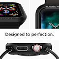 Miniatyrbild 2 av 5: SPIGEN Rugged Armor Apple Watch 4/5/6/7/8/SE (44/45mm) Skal - Svart Svart