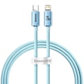 Miniatyrbild 1 av 10: Baseus Crystal Shine USB-C till Lightning kabel 20W 1.2m - Blå