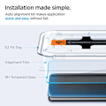 Miniatyrbild 8 av 8: [2-Pack] Spigen Galaxy S24 Plus Härdat glas Skärmskydd EZ-Fit