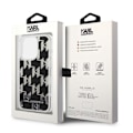 Miniatyrbild 8 av 8: Karl Lagerfeld iPhone 14 Pro Skal Liquid Glitter Monogram - Svart Svart