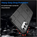 Miniatyrbild 3 av 9: Galaxy A24 4G Mobilskal Rugged Square Grid - Svart Svart