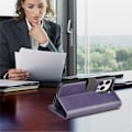Miniatyrbild 7 av 10: Puloka iPhone 14 Pro Max Plånboksfodral Magsafe 2in1 - Lila