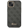 Miniatyrbild 3 av 8: GUESS iPhone 14 Plus Skal Vintage Gold Logo - Svart Svart