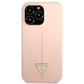 Miniatyrbild 3 av 8: Guess iPhone 13 Pro Max Skal Silicone Triangle - Rosa