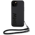 Miniatyrbild 2 av 7: BMW iPhone 15/14 Plus Mobilskal Signature Läder Wordmark Cord Svart
