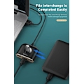 Miniatyrbild 6 av 9: 4in1 USB Hub, USB 3.0 BASEUS Square Round Svart