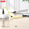 Miniatyrbild 3 av 3: 25cm Snabbladdning 6A iPhone Lightning kabel för iPhone / iPad Gul