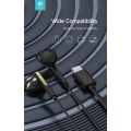 Miniatyrbild 2 av 6: Devia USB-C In-Ear Hi-Fi Hörlurar med Mikrofon iPhone 15,16 /Samsung /Android Svart