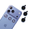 [3-Pack] iPhone 18 Pro – Kameralinsskydd Härdat Glas 9H – Sky Blue Blå