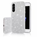Samsung Galaxy A16 / A16 5G - Glitter 3i1 Elegant Mjuk Skal Silver Silver