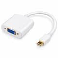 DELTACO Mini DisplayPort till VGA Adapter 20-pin till 15-pin – 0.2m Vit