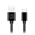 Miniatyrbild 2 av 2: USB-C Snabbladdning kabel 2Amp Svart - 0.2m Svart