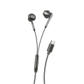 Miniatyrbild 1 av 6: USB-C / TYP-C In-Ear Hörlurar med Mikrofon iPhone 15,16 /Samsung /Android Svart