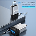 Miniatyrbild 3 av 7: BAWOO USB-C till USB OTG-Converter Adapter Kontakt grå