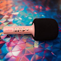 Miniatyrbild 6 av 7: Maxlife MXBM-600 Karaoke Trådlös Mikrofon med Bluetooth-högtalare - Rosa Rosa