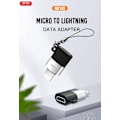 Miniatyrbild 2 av 4: XO microUSB till Lightning Adapter - Laddning / Dataöverföring Svart
