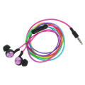 Miniatyrbild 2 av 3: Rainbow In-Ear Hörlurar med mikrofon 3,5mm iPhone, Samsung multifärg