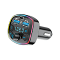 Miniatyrbild 2 av 4: XO Bluetooth FM Sändare med 1 X USBC, 2XUSB Billaddare Svart