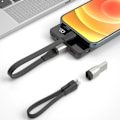 Miniatyrbild 4 av 4: Snabbladdare 20W PD Lightning till USB-C bärbar USB-datakabel Black