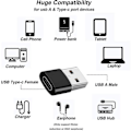 Miniatyrbild 1 av 3: USB-adapter USBA (hane) till USB-C (hona) Laddning Dataöverförin Svart