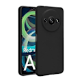 Miniatyrbild 1 av 2: Xiaomi Redmi A3 4G - TPU Mjuk Matt Skal Svart Svart